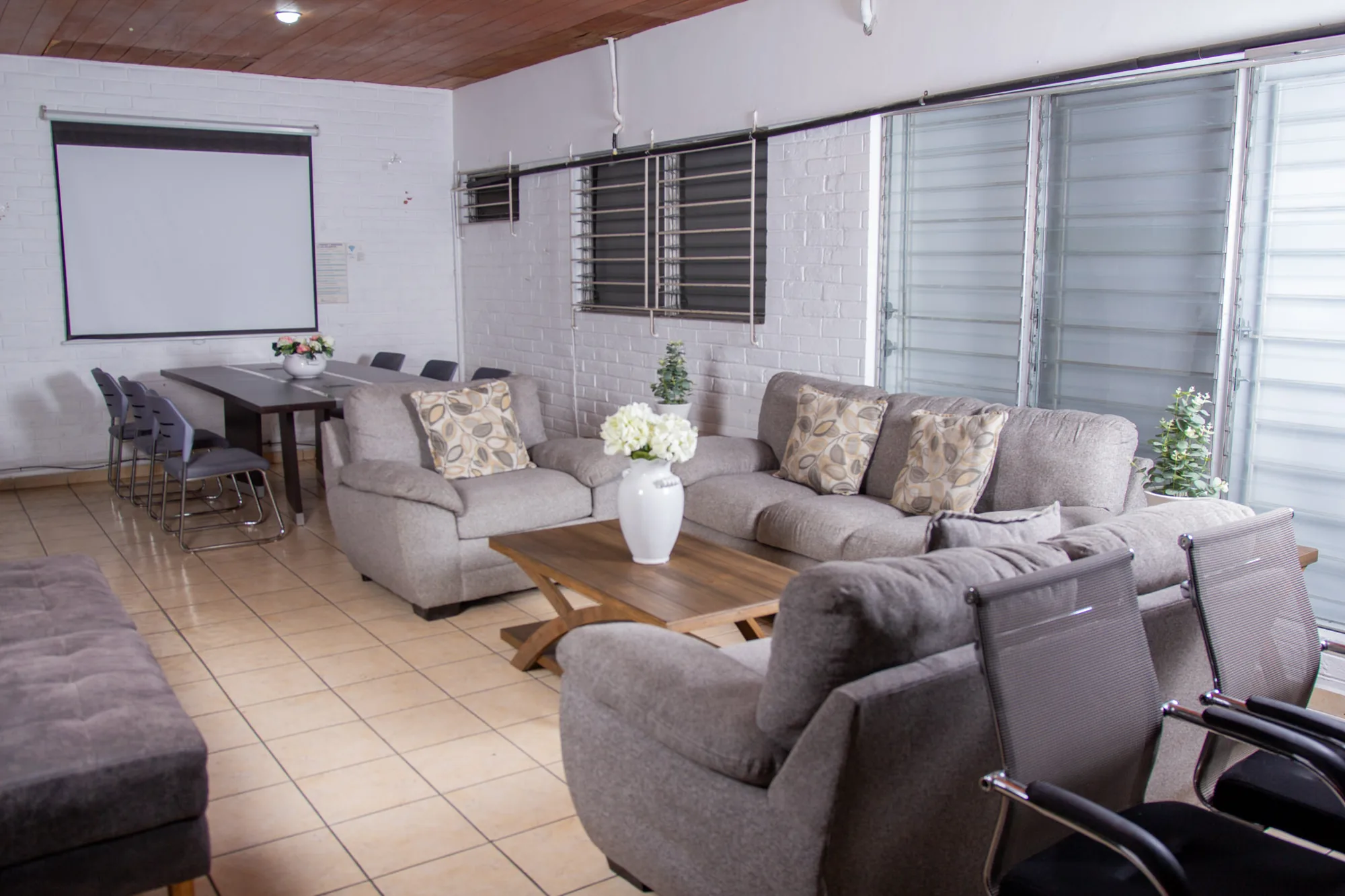 Sala de estar de OncoCare para pacientes y familias